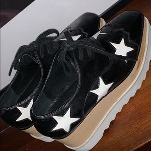 Stella McCartney Elyse Star Platform/Oxford.